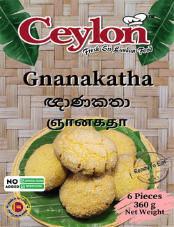 CEYLON 360g (6 PCS) Gnanakatha (Sugar Dipped Rock Cookies)