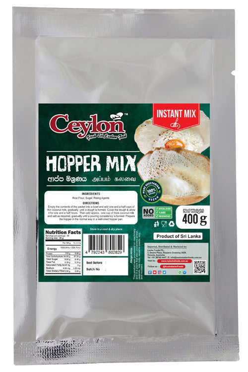 CEYLON 400g Hopper Mixture (Easy Instant). Vacuumed Pack | MyFoods