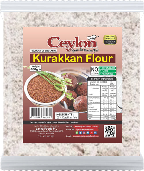 CEYLON 400g Kurakkan Flour