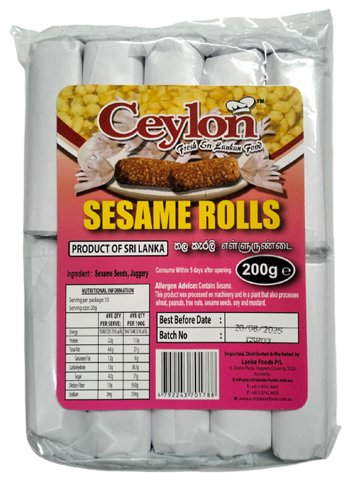 CEYLON 200g Sesame (Thala) Rolls