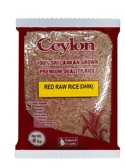 CEYLON 5kg Red Raw Rice (DARK)