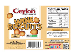 CEYLON 100g Wine Biscuits