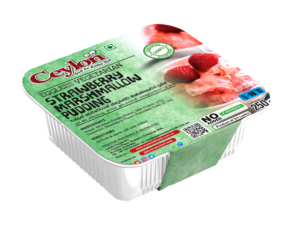 CEYLON 250g Strawberry Marshmellow Pudding (Eggless)