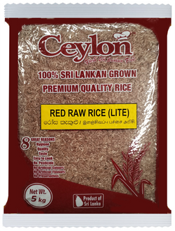 CEYLON 5kg Red Raw Rice Lite