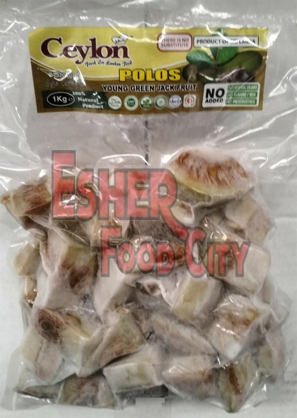 CEYLON 1kg Polos (Young Jackfruit Cooking Pieces) FROZEN