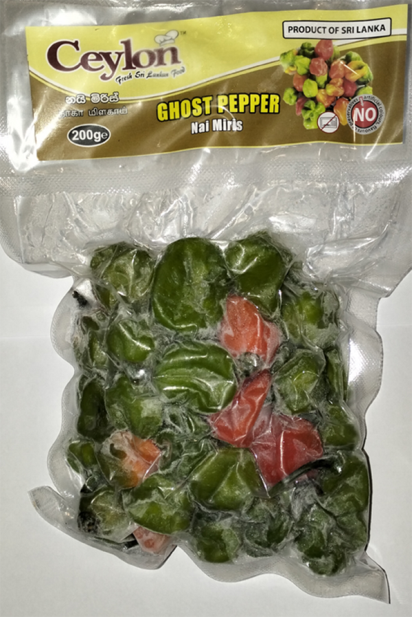 CEYLON 200g Ghost Pepper Chili FROZEN