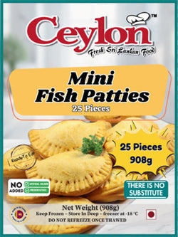 CEYLON 25 PCS (908g) Mini Fish Pattice