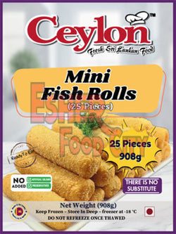 CEYLON 25 PCS (908g) Mini Fish Rolls