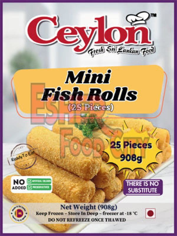 CEYLON 25 PCS (908g) MINI FISH ROLL FINGER FOOD