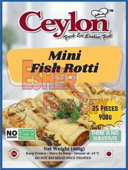 CEYLON 25 PCS (908g) Mini Fish Rotti