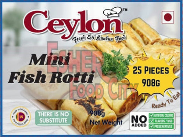 CEYLON 25 PCS (908g) MINI FISH ROTTI FINGER FOOD