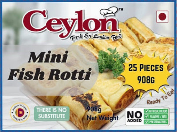 CEYLON 25 PCS (908g) MINI FISH ROTTI FINGER FOOD