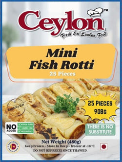 CEYLON 25 PCS (908g) Mini Fish Rotti