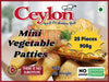 CEYLON 25 PCS (908g) Mini Vegetable Pattice FINGER FOOD