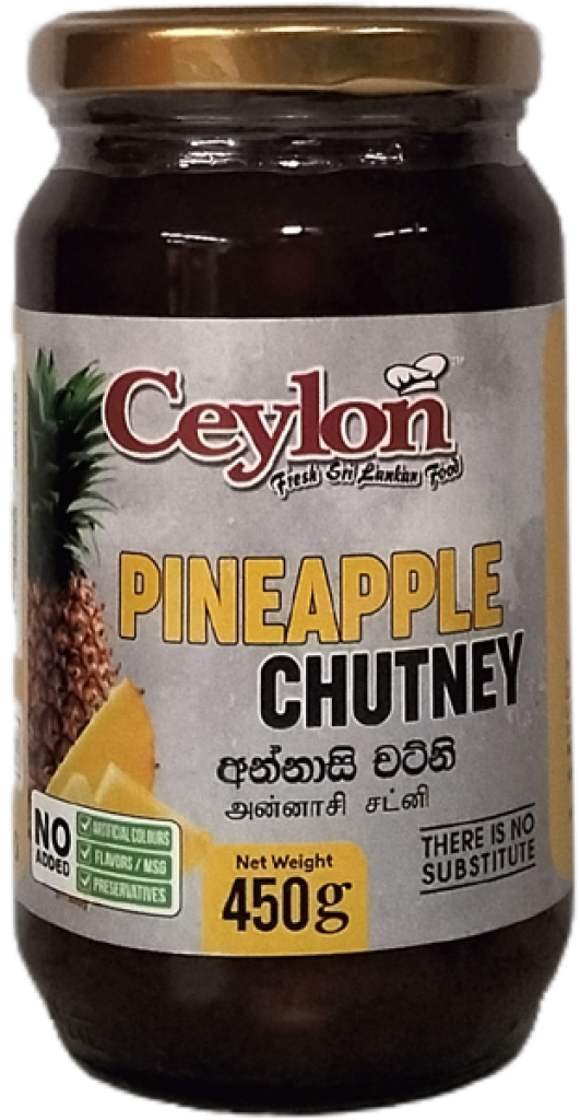 CEYLON 450g Pineapple Chutney REAY TO EAT