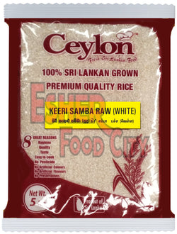 CEYLON 5kg Keeri Samba Raw Rice