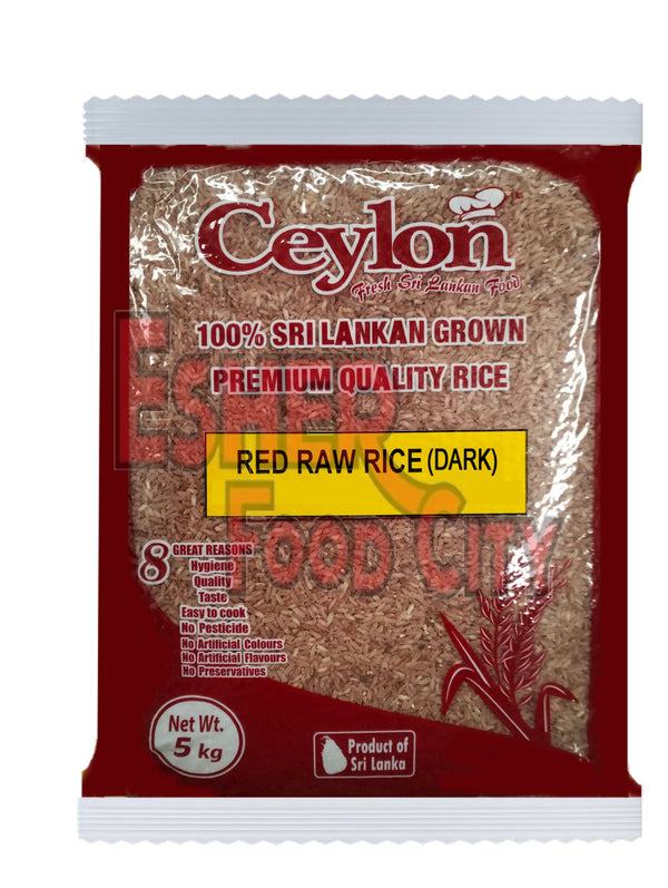 CEYLON 5kg Red Raw Rice (DARK) RICE