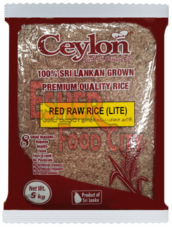 CEYLON 5kg Red Raw Rice Lite