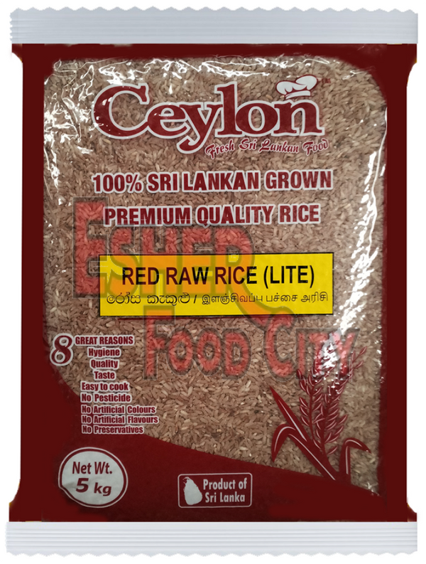 CEYLON 5kg Red Raw Rice Lite RICE