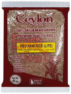 CEYLON 5kg Red Raw Rice Lite