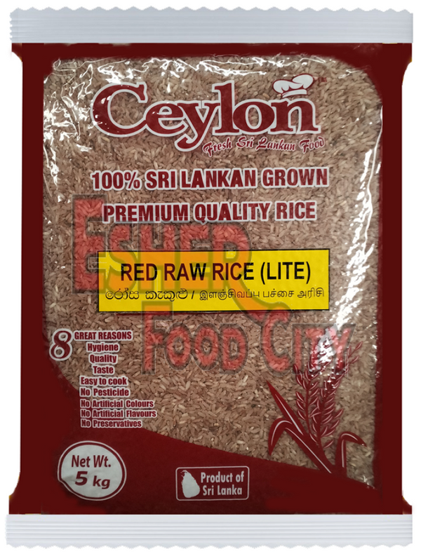 CEYLON 5kg Red Raw Rice Lite RICE