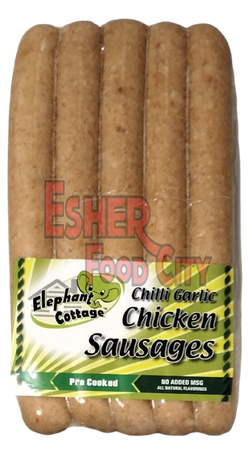 ELEPHANT COTTAGE 380g Chilli Garlic Chicken Sausages