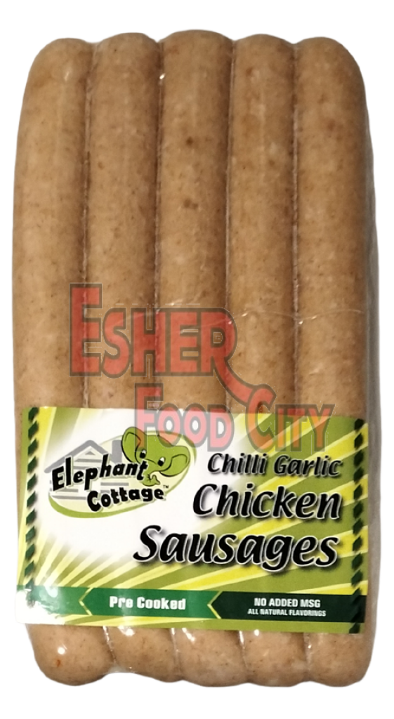 ELEPHANT COTTAGE 380g Chilli Garlic Chicken Sausages MEAT PRODUCTS
