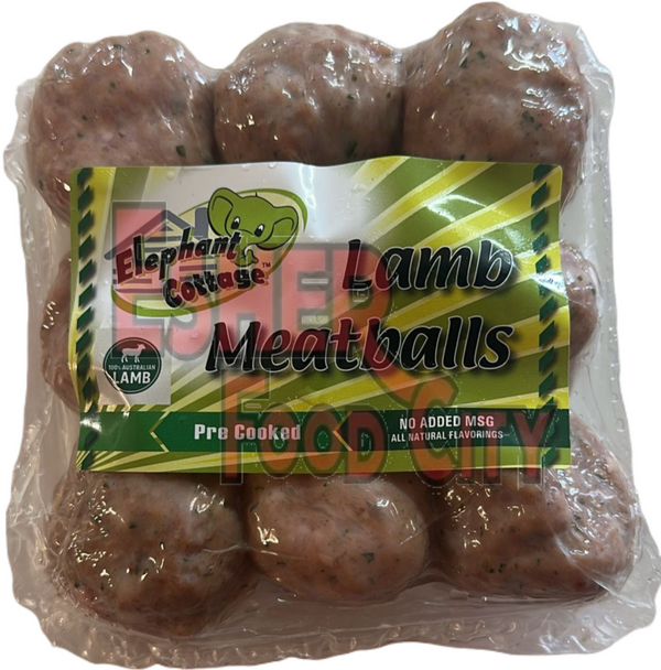ELEPHANT COTTAGE 380g Lamb Meatballs MEAT PRODUCTS