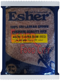 ESHER 5kg Keeri Samba Raw Red Rice
