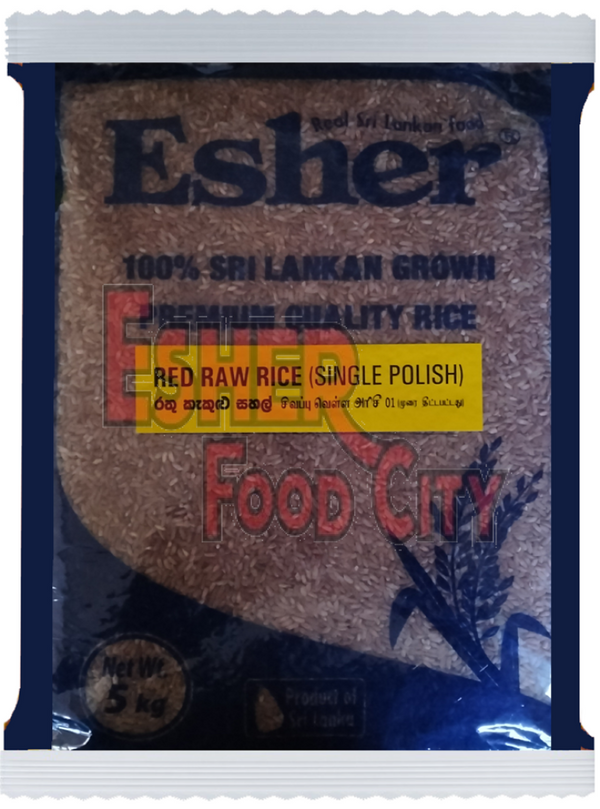 ESHER 5kg Red Raw Rice (Singal Polish) RICE